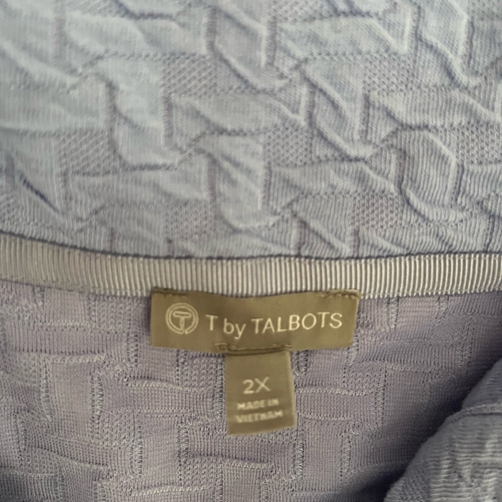 Talbots Snap Placket Pullover In Blue - image 4